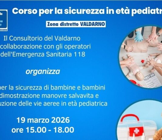 Corso gratuito per la sicurezza in età pediatrica alla Gruccia
