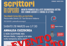 San Giovanni Valdarno: rinviato l’incontro con Annalisa Cuzzocrea