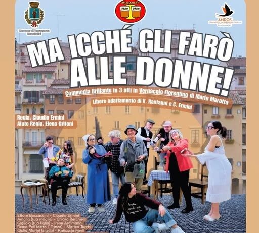 Terranuova, il teatro solidale con la commedia in vernacolo fiorentino