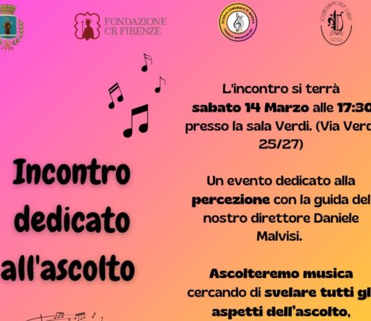 Terranuova: incontro dedicato all’ascolto musicale sabato il 14 marzo