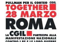 Un pullman da Arezzo per protestare “contro i re e le loro guerre”