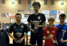 Deventi e Chellini sul podio del Torneo di Tennistavolo in Valdarno