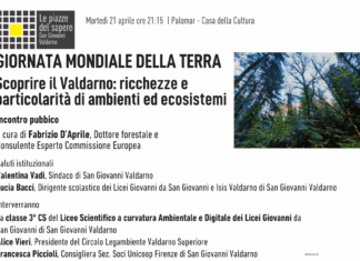 Giornata mondiale della Terra dedicata agli ecosistemi del Valdarno