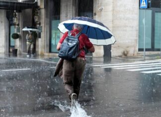 Temporali, codice giallo su zone centro-meridionali