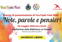 A Terranuova la presentazione dello YouTopic Fest 2026
