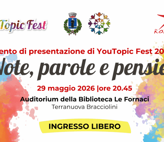 A Terranuova la presentazione dello YouTopic Fest 2026