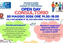Open day al Consultorio giovani di San Giovanni Valdarno