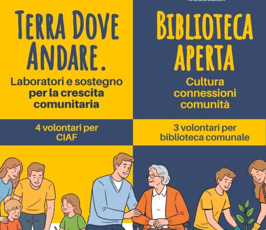 “Terra dove andare”: il Comune cerca 7 volontari tra Ciaf e Biblioteca