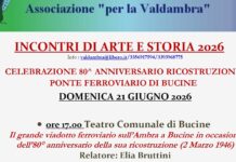 Bucine: anniversario della ricostruzione del viadotto di Bucine