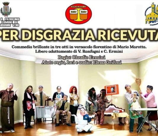 In piazza a San Giovanni Valdarno la commedia “Per disgrazia ricevuta”