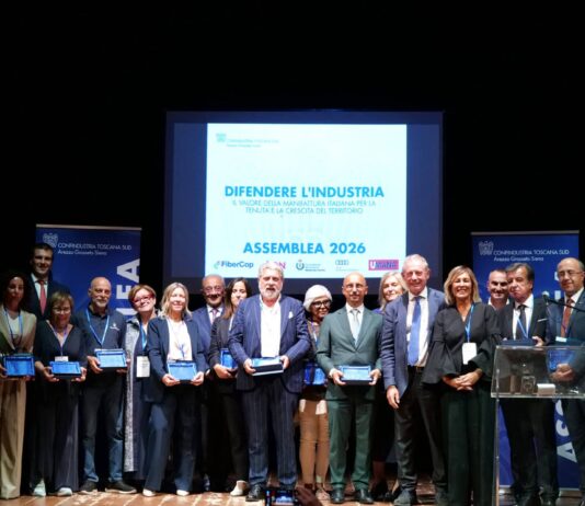 Otto aziende aretine premiate da Giordana Giordini e dal Ministro Urso