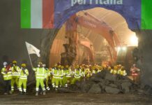 Completato oggi lo scavo della galleria San Donato in A1